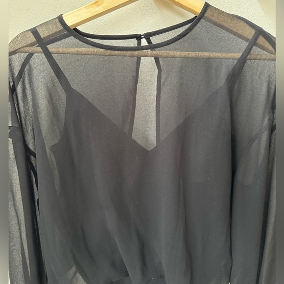 Wilfred black body suit blouse, size: small - Picture 4 of 8